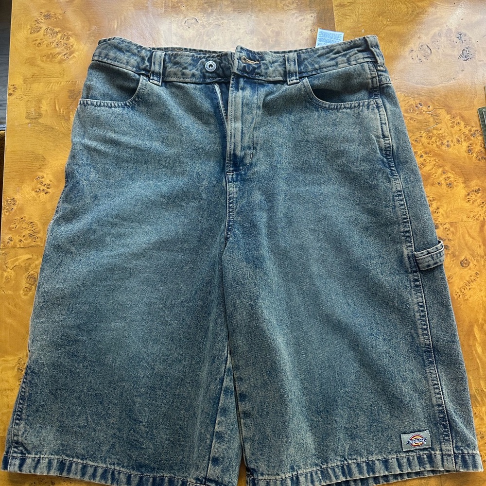 Dickies Women's Blue Relaxed Carpenter Jorts
